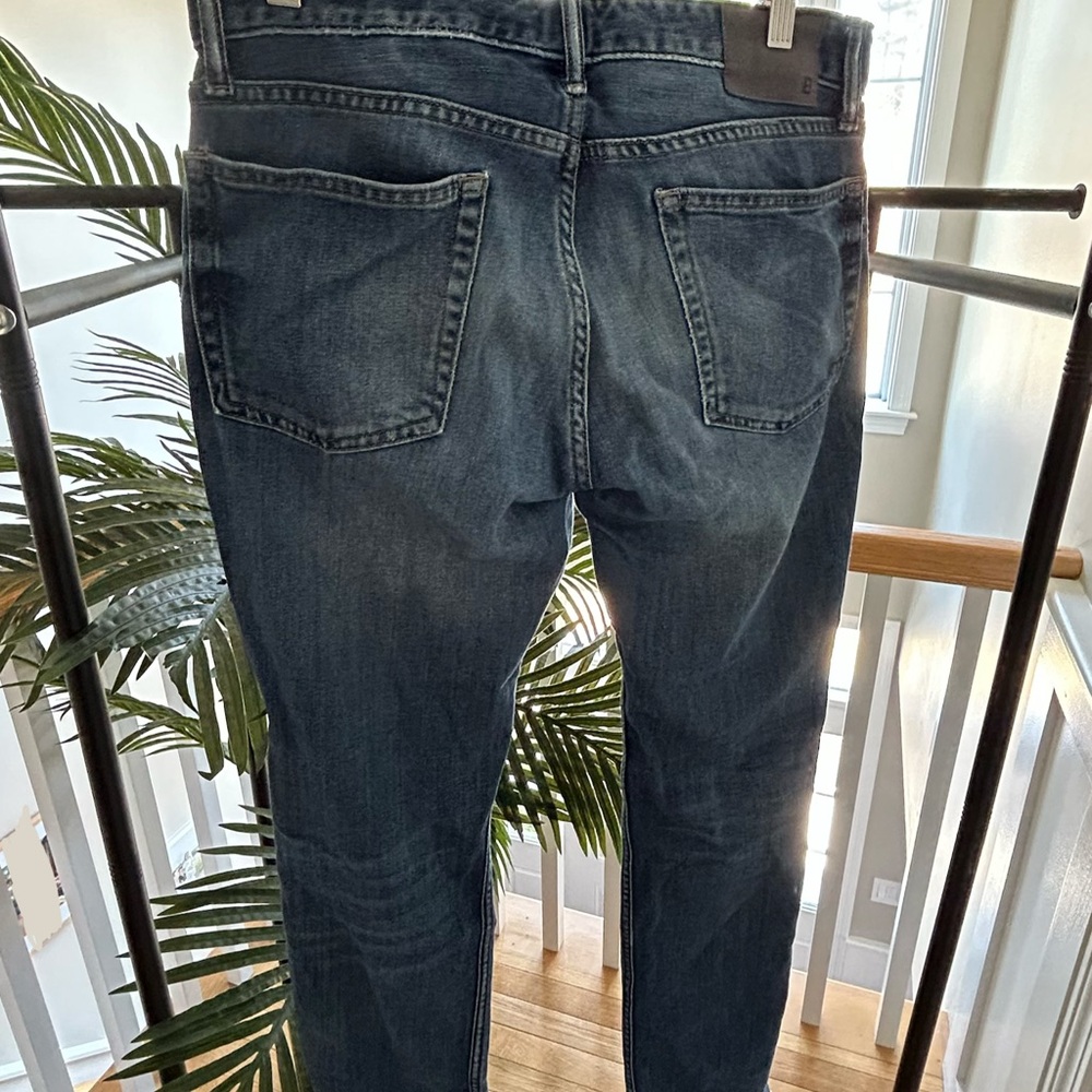 Bonobos Mens Dark Blue Denim Jeans - Classic Slim Fit *31x32*